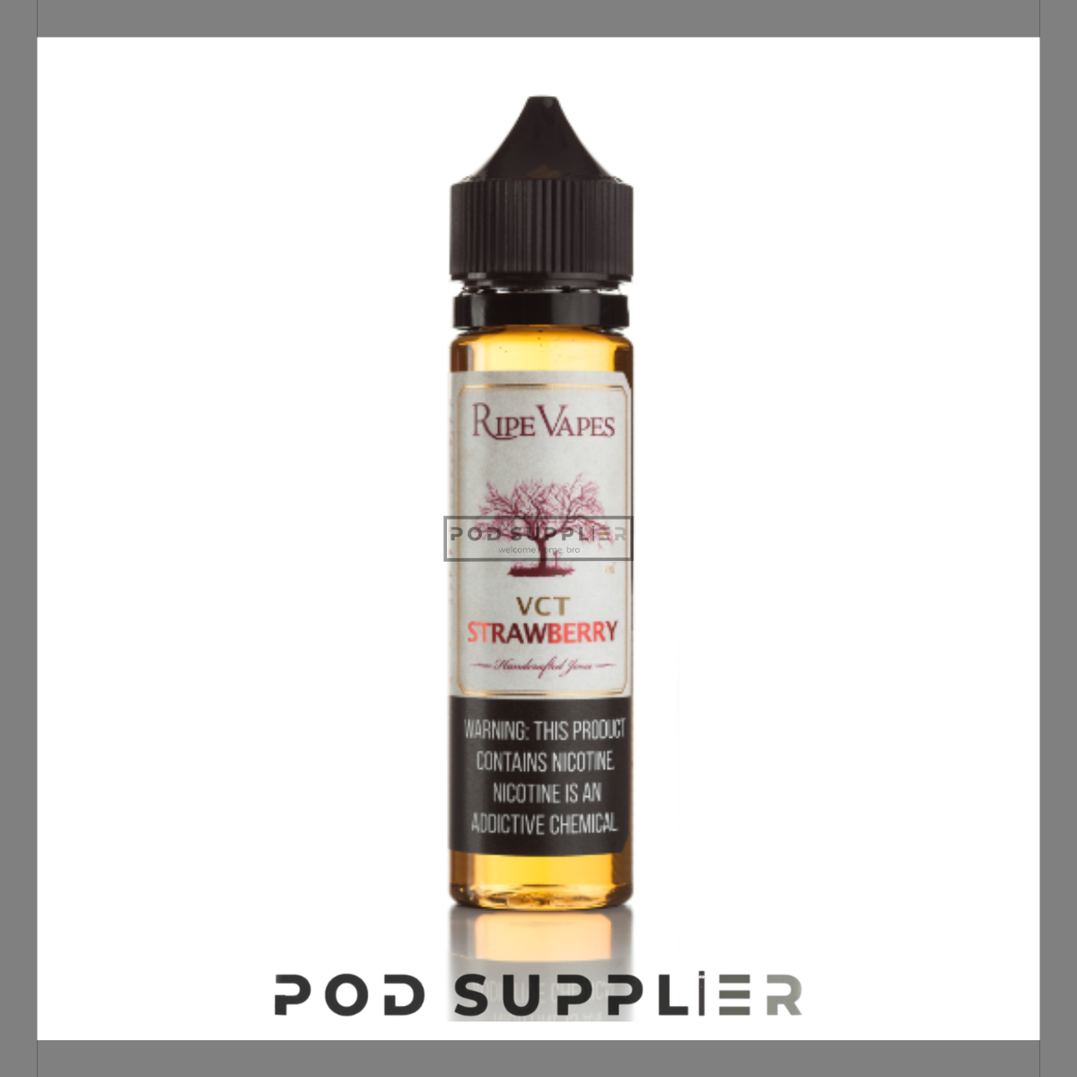  VCT Strawberry ( Thuốc Lá Dâu Tây Vani ) By Ripe Vapes Freebase 60ML 