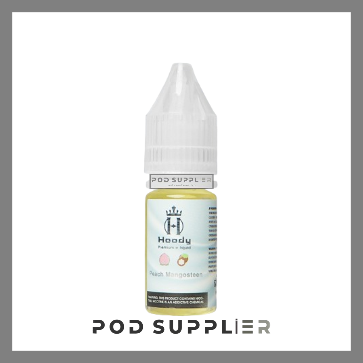  Peach Mangosteen ( Đào Măng Cụt Lạnh ) By Hoody Salt Nic 10ML 