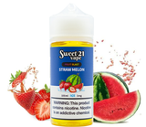  Straw Melon ( Dâu Dưa Hấu Lạnh ) Fruity Ice by Sweet 21 Freebase 100ML 