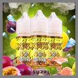  Guava Passion Fruit ( Ổi chanh dây lạnh ) by XCandy Pod Salt Nic 30ML 