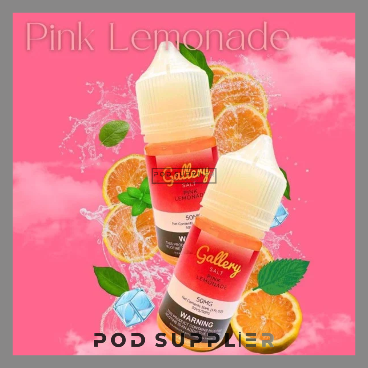  Pink Lemonade ( Chanh Hồng Lạnh ) By Gallery Salt Nic 
