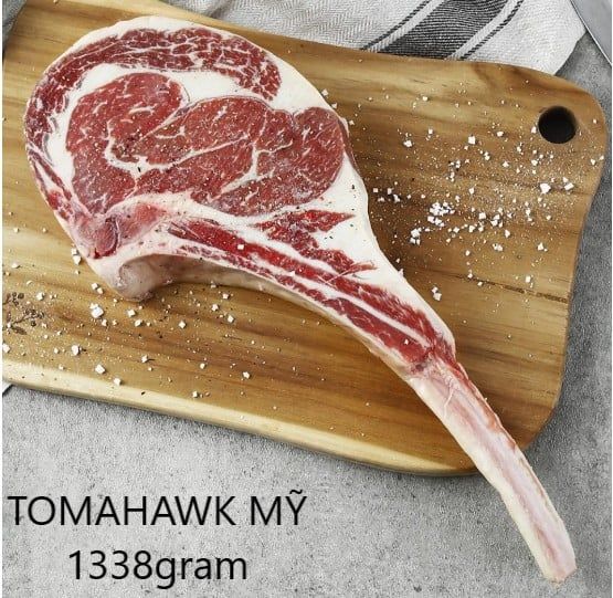 토마호크 스테이크 1338g (Tomahawk Mỹ)