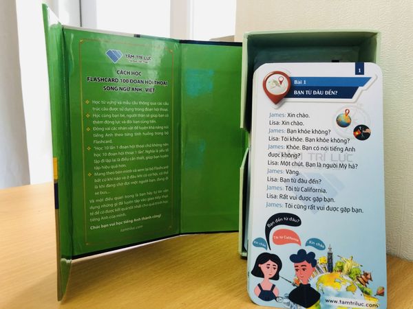 FLASH CARD 100 ĐOẠN HỘI THOẠI TIẾNG ANH