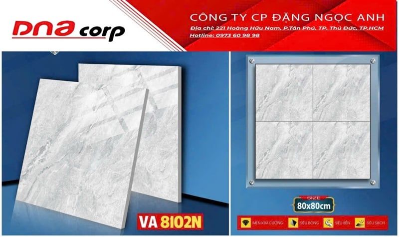 80*80 VA8102N Gạch lát nền đá bk Hà Thanh (1.92m/3v/th)