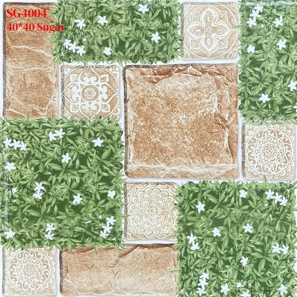 sg4004 sân vườn 40*40 men sugar th6v