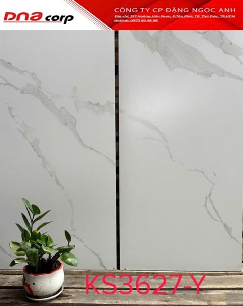 30*60 KS3627-Y Gạch lát nền đá mờ ( T=8V=1.44M )