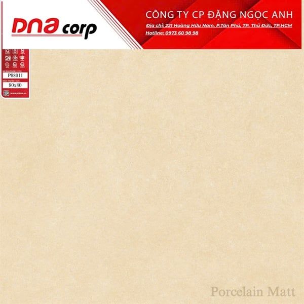 80*80 P88011 Gạch lát nền đá mờ Prime