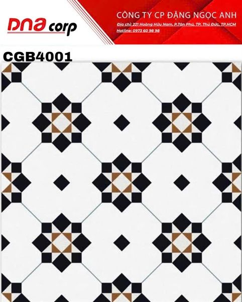 40*40 CGB4001 Gạch trang trí Mikado (T=6V=0.96M)