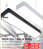  Đèn thả công nghiệp THCN 218 / Đen & Trắng 