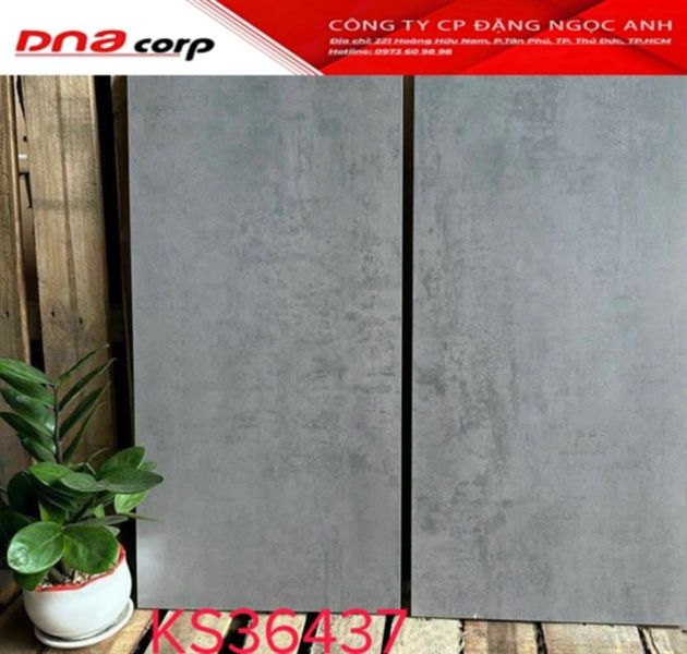 30*60 KS63437 Gạch lát nền đá mờ ( T=8V=1.44M )