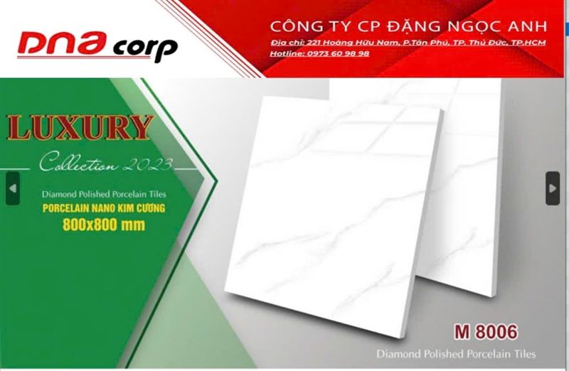 80*80 M8006 Gạch lát nền (1.92m/3v/th)