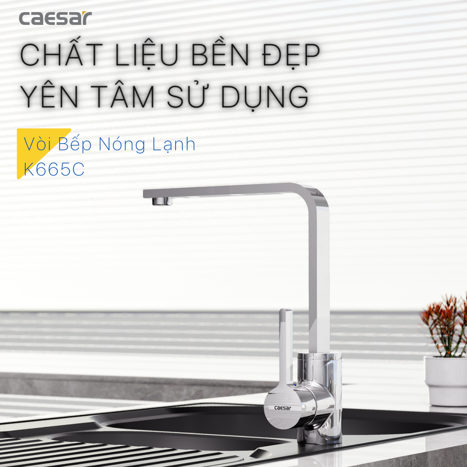  Vòi Bếp Nóng Lạnh - K665C 