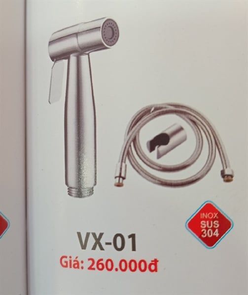 Xịt vệ sinh Vx01 inox 304