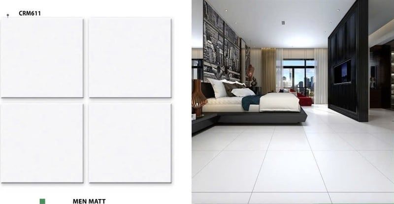 60*60 CRM611 Gạch lát nền men matt (T=4V=1.44M)