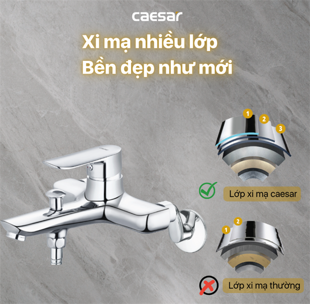 Sen tắm nóng lạnh S733c caesar