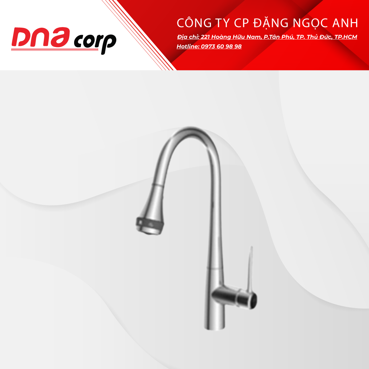  Vòi Bếp Cảm Ứng American Standard WF-5644 Rút Dây 