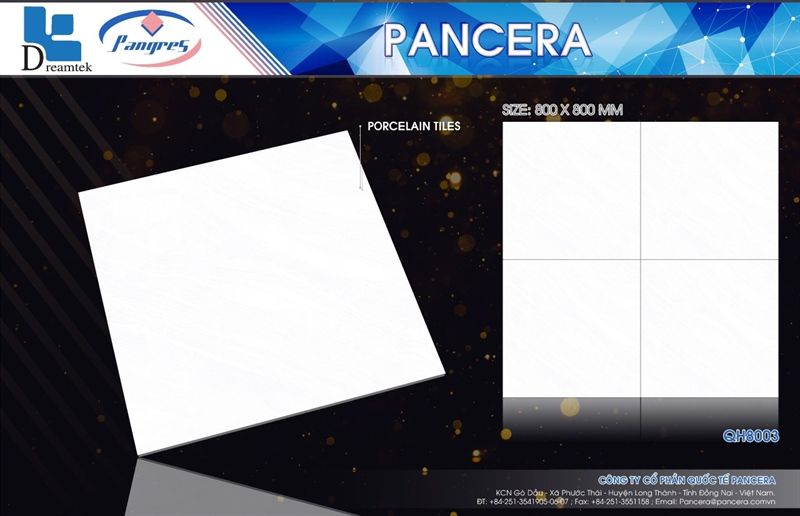 80*80 QH8003 Gạch lát nền Pancera ( T=3V=1.92M )