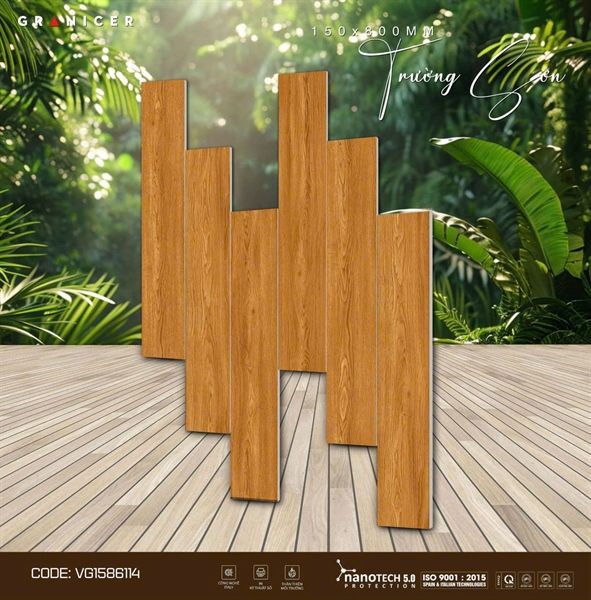 15*80 VG158614 Gạch lát nền giả gỗ ( T=8V=0.96M )