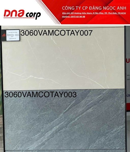 Gạch Đồng Tâm 3060 VAMCOTAY007 Nhạt (T6v/1.08m)