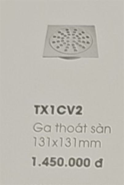 ga thoát sàn 131x131mm toto TX1CV2