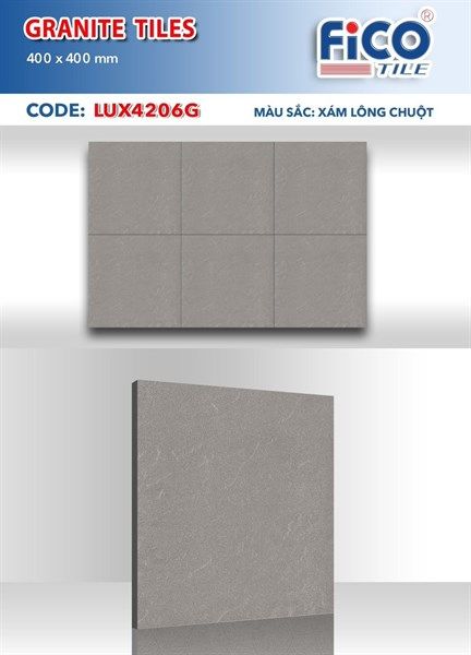 đá thạch anh fico 40x40 Lux4206g.ma8 loại A