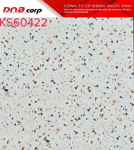60*60 KS60422 Gạch lát nền đá mờ ( T=4V=1.44M )