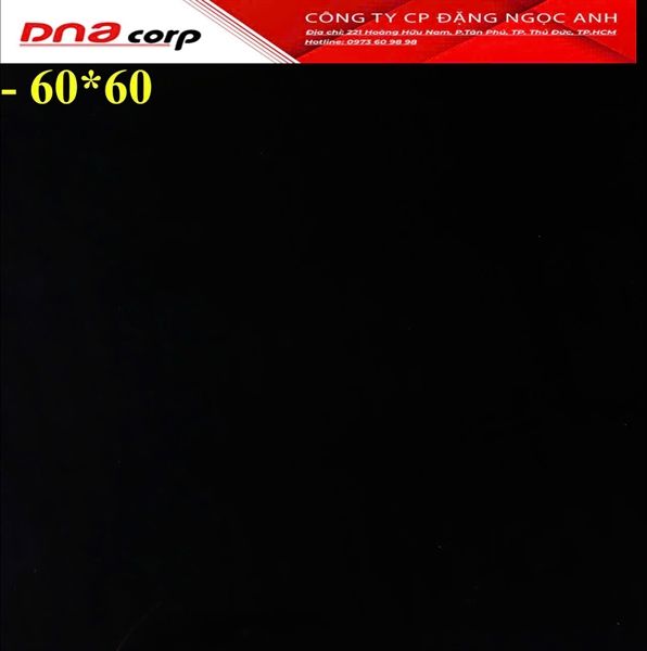 60x60 màu đen trơn ns605d (1,44m/4v/th)