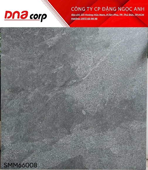 60x60 SMM66008 gạch lát nền, vân đá tự nhiên, Men matt mịn ( T4v=1.44m)