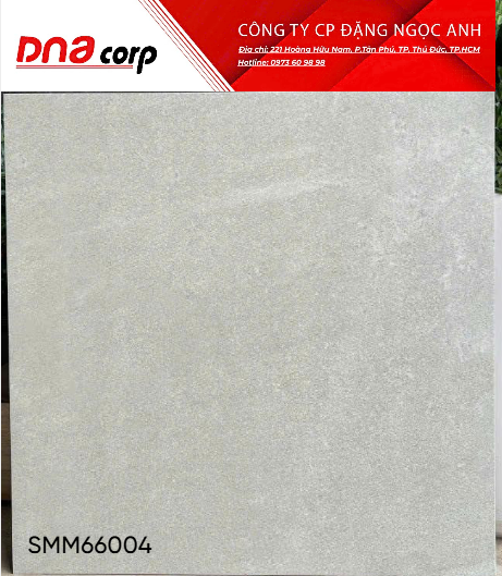60x60 SMM66004 gạch lát nền, vân xi măng, Men matt mịn ( T4v=1.44m)