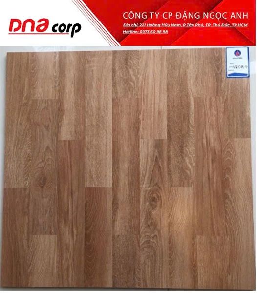 60*60 VG6004 Gạch lát nền giả gổ bán sứ mờ Viglacera (1.44m/4v/th)
