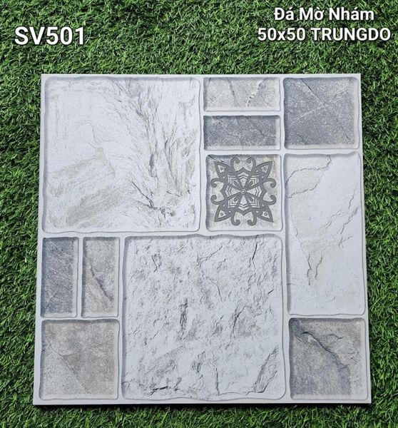 50*50 SV501 Gạch sân vườn đá mờ Trung Đô ( T=4V=1M )