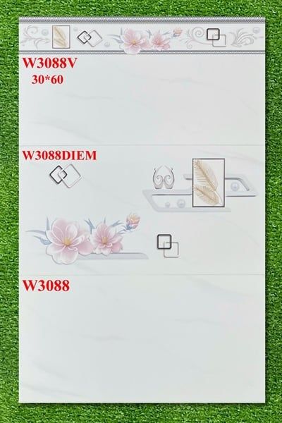 30*60 W3088 Gạch ốp tường thân White Pony ( T=8V=1.44M )