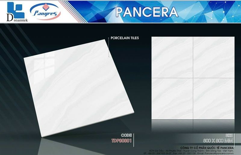 80*80 TDP80801 Gạch lát nền bóng kiếng Pancera