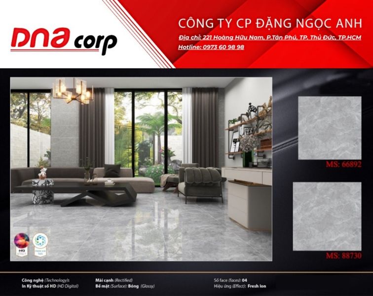 60*60 66892 Gạch lát nền CN lọc không khí Prime