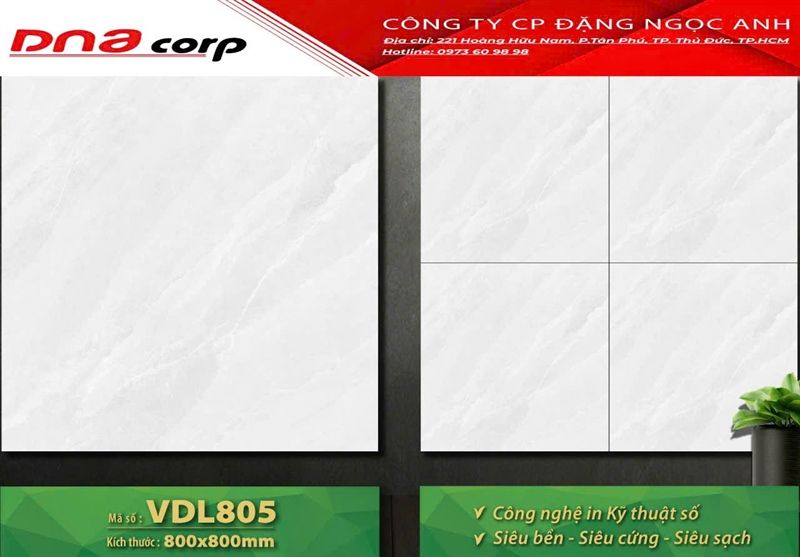 80*80 VDL805 Gạch đá BK lát nền Mikado