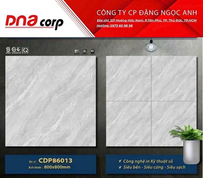 Gạch lát nền đá bán sứ CDP86013 Mikado 80*80 (T3v/1.92)
