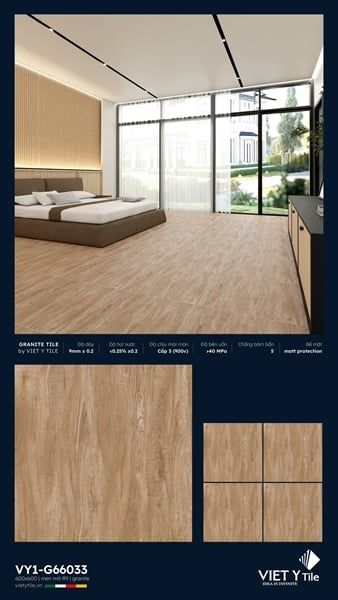 GỖ MỜ 60*60 ĐÁ VIỆT Ý VY1-G66033