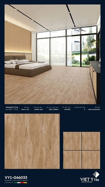 GỖ MỜ 60*60 ĐÁ VIỆT Ý VY1-G66033