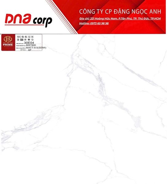 80*80 30E04 Gạch đá mờ lát nền Prime