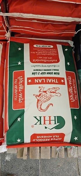 keo dán gạch đa năng cá sấu đỏ 25kg