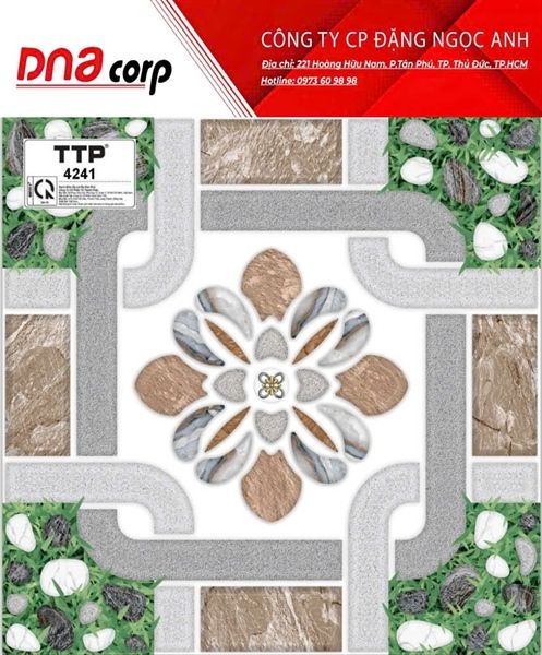 40*40 TTP4241 Gạch lát sân vườn ( T=6V=0.96M )
