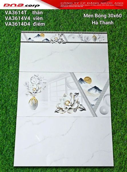 30*60 VA3614V gạchốp Viền men bóng Hà Thanh (1.44m/8v/th)