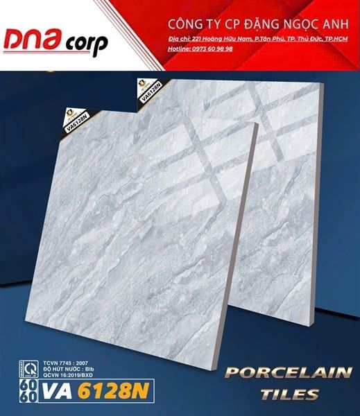 60*60 Gạch lát nền BK VA6128N (T=4V=1.44M)