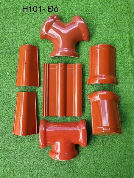 Ngói lợp tráng men Hera H101 Đỏ