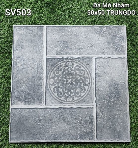 50*50 SV503 Gạch sân vườn đá mờ Trung Đô ( T=4V=1M )