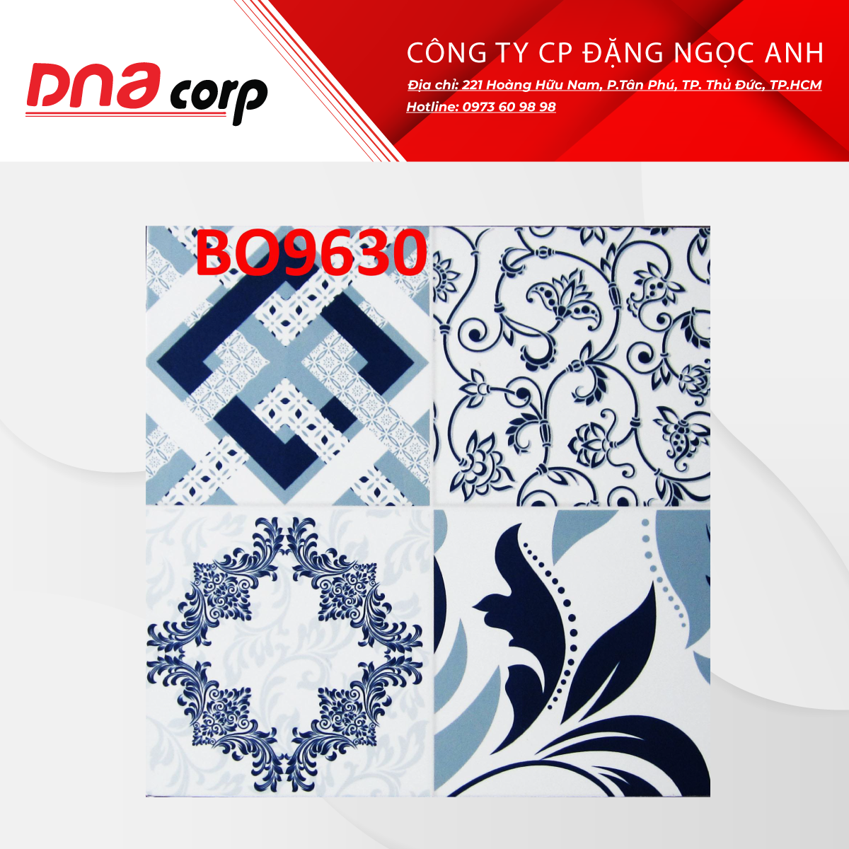  Gạch lát nền 30*30 BO9630 