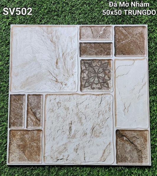 50*50 SV502 Gạch sân vườn đá mờ Trung Đô ( T=4V=1M )