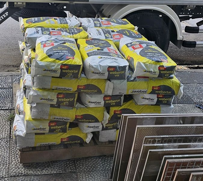 keo dan gach weber taivis thông dụng 25kg/bao