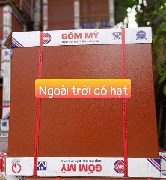 50*50 Gốm mỹ tráng men chống trơn loại A1 màu đỏ
