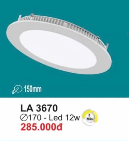 âm trần led 9w 3 chế độ sáng